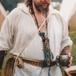 Historical Events - Performer in Costume for Historical Reenactment Event
