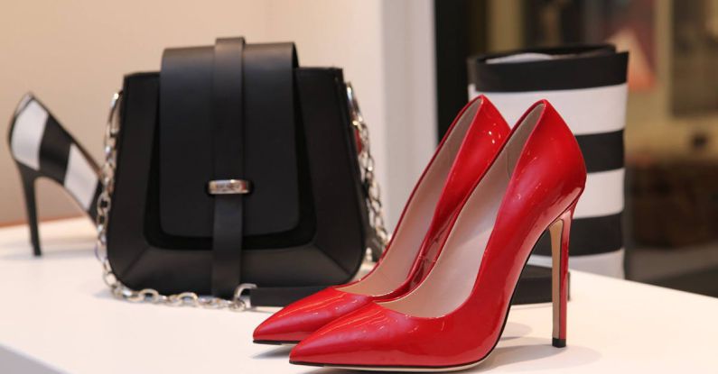 Luxury Boutiques - Close-up of Shoes And Bag