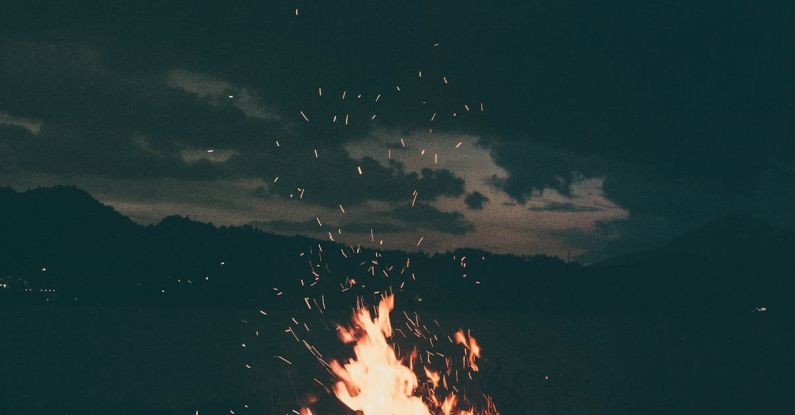 Camp - Lit Bonfire Outdoors during Nighttime